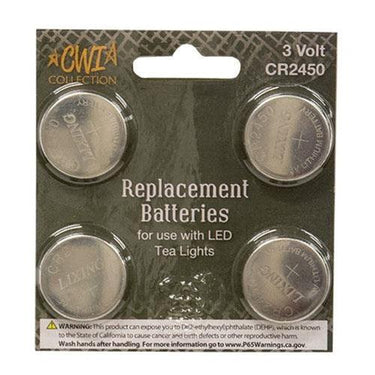4 pk Replacement Batteries 3 Volt - The Fox Decor